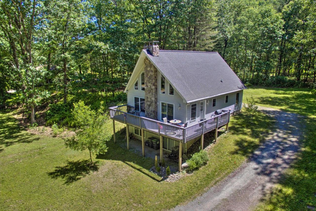 Spacious Home With Deck, Grill And Delaware River View Callicoon المظهر الخارجي الصورة