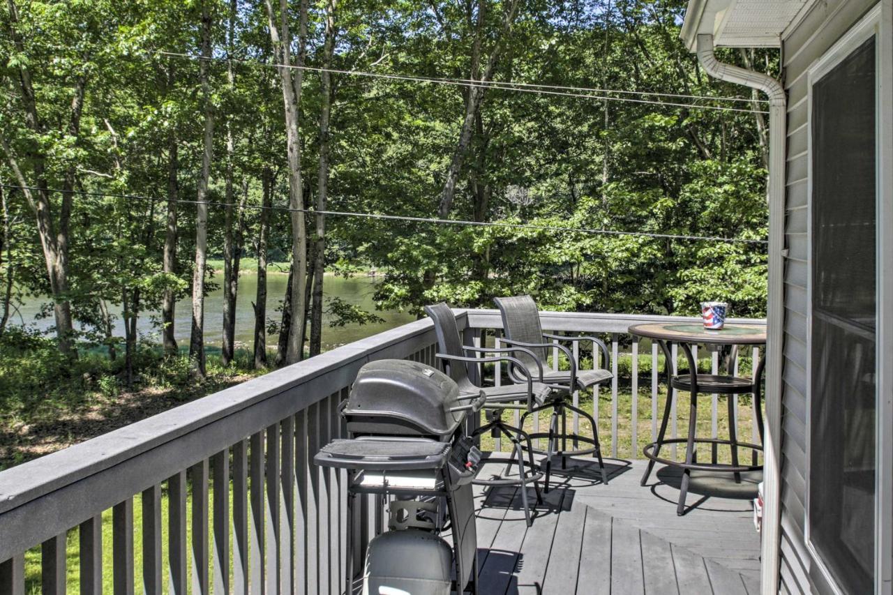 Spacious Home With Deck, Grill And Delaware River View Callicoon المظهر الخارجي الصورة