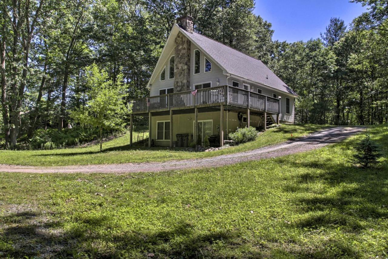 Spacious Home With Deck, Grill And Delaware River View Callicoon المظهر الخارجي الصورة